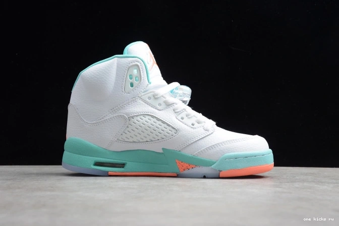 Rep Air Light GS 5 Aqua Jordan 440892-100 0715
